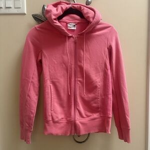 Adidas Pink Zip-Up Hoodie